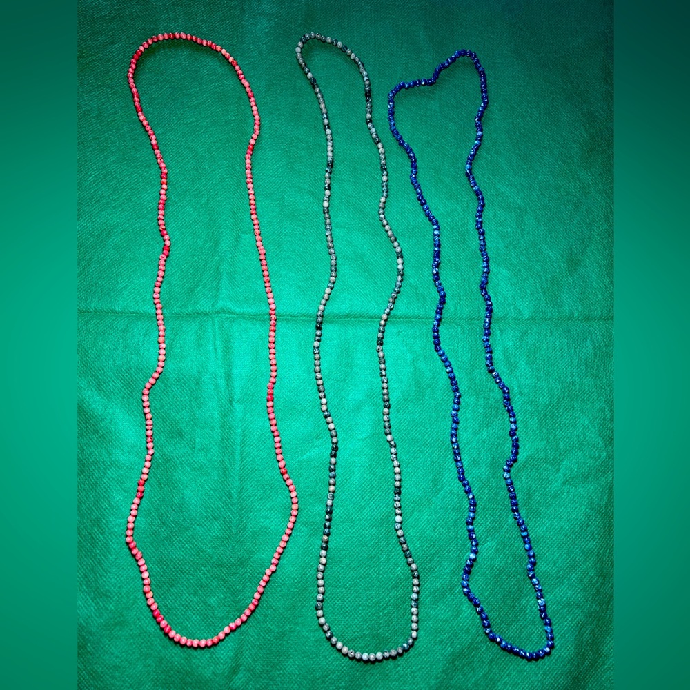 Trio of Beaded Necklaces